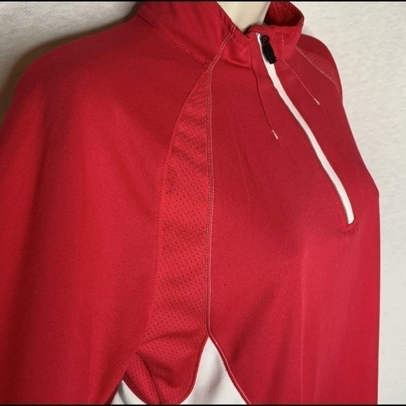 4/$35 DIadora DIAdry Medium 1/4 Zip Pullover Pink - Picture 5 of 8